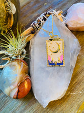 Load image into Gallery viewer, New Moon in the Desert Gold plated necklace