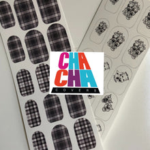 Load image into Gallery viewer, Chola Sad girl plaid nail decals