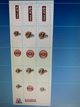 Load image into Gallery viewer, 49ers  nail decals
