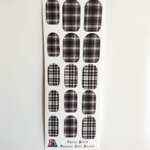 Load image into Gallery viewer, Chola Sad girl plaid nail decals