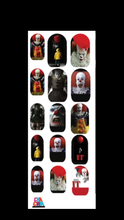 Load image into Gallery viewer, New It the Clown Halloween Nail Decals