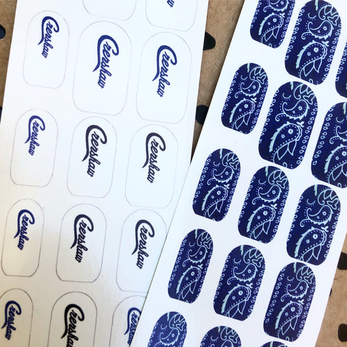 Crenshaw clear nail decals