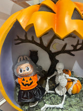 Load image into Gallery viewer, Labubu traditional jack o lantern tshirt