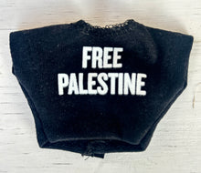 Load image into Gallery viewer, Free Palestine Labubu T-shirt black