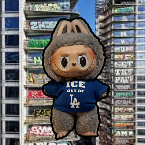 Labubu  ICE OUT OF LA T-shirt