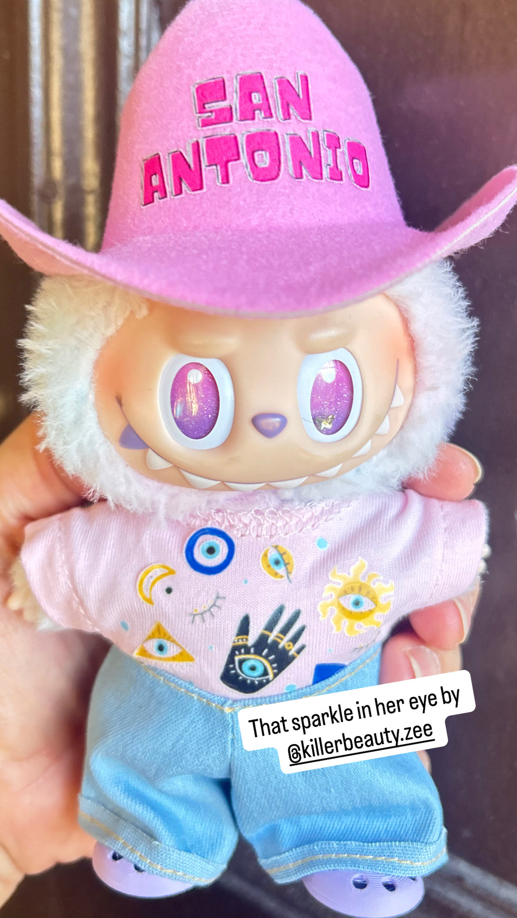 Mystic Witch Evil Eye Labubu Tshirt