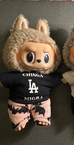 Labubu Chinga la Migra T-shirt black
