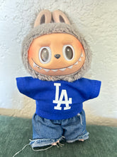Load image into Gallery viewer, Labubu Dodgers Blue LA Tshirt