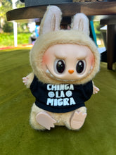 Load image into Gallery viewer, Chinga La Migra black Labubu Tshirt