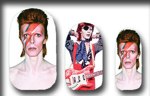 Ziggy Stardust David Bowie Nail Decals