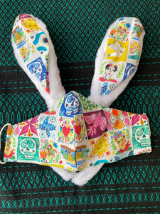 Mexican Tiles Bunny Ears