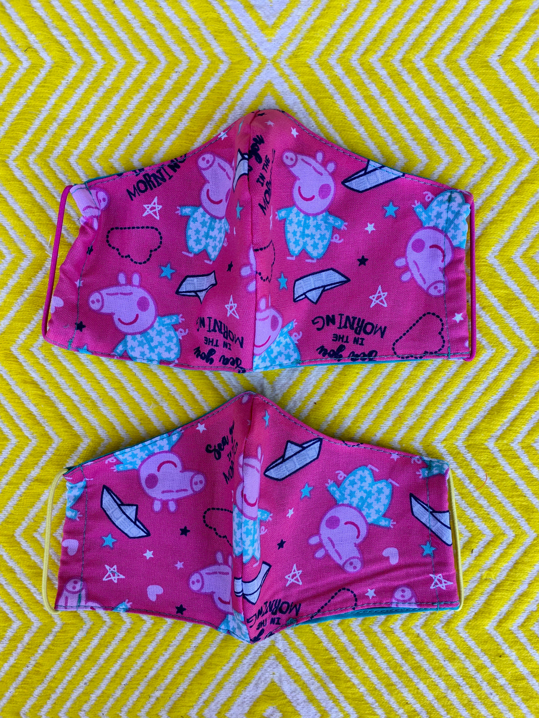 CLEARANCE: Peppa Pig face mask 2 sizes