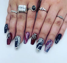 Load image into Gallery viewer, Vampira Nail Decals