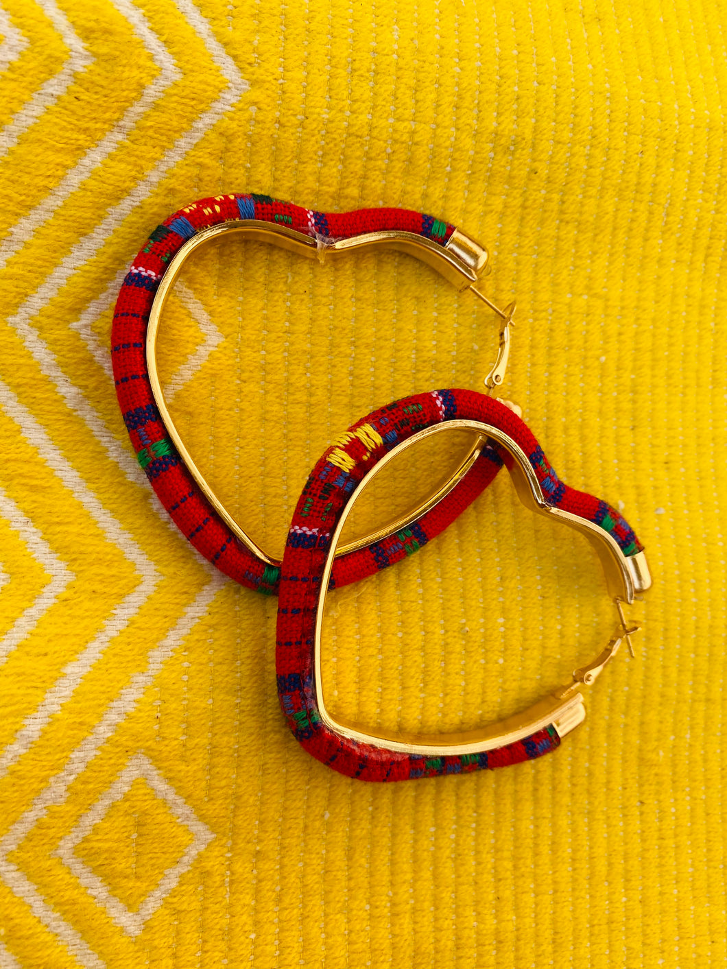 Mayan Corazón Hoop woven Hoop earrings