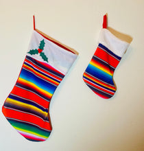 Load image into Gallery viewer, Zarape Christmas Stocking 2 sizes