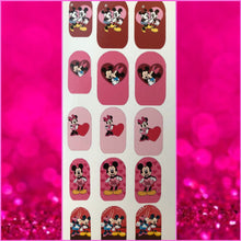 Load image into Gallery viewer, Valentine Mouse Nail Decals