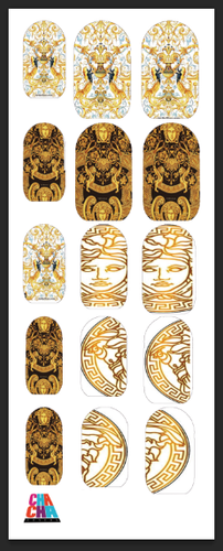 Versace Nail Decals