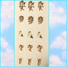 Load image into Gallery viewer, Angels clear nail decals
