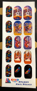 Day of the Dead Coco Nail Decals
