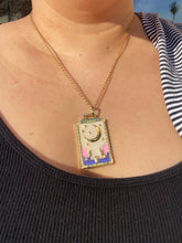 Load image into Gallery viewer, New Moon in the Desert Gold plated necklace