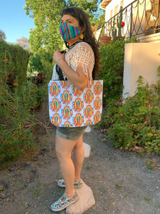 Guadalupe Pop Art Tote Bag