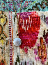 Load image into Gallery viewer, Pearl and Gold plated Guadalupe Multicolor stone  necklace
