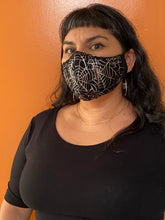 Load image into Gallery viewer, SALE! La Arana Spider Web Face Mask Veil and Mask