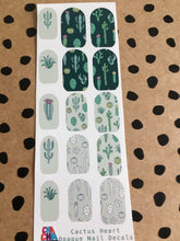Load image into Gallery viewer, Cactus Garden Opaque Nail Decals