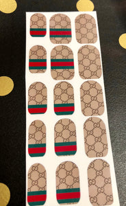 Tan Gucci  pattern