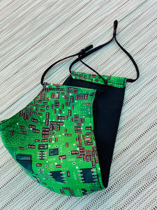 Circuit Board Tech Face Mask Men’s Size