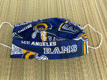 Load image into Gallery viewer, LA Rams Face mask cover for surgical square mask