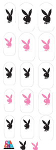 Playboy Nail Stickers Set（6 Sheets）