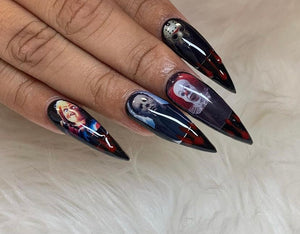 New It the Clown Halloween Nail Decals