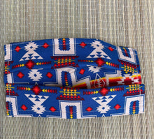 Load image into Gallery viewer, Pendleton inspired native pride cover for surgical square mask