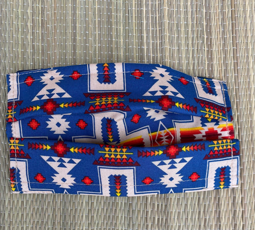 Pendleton inspired native pride cover for surgical square mask